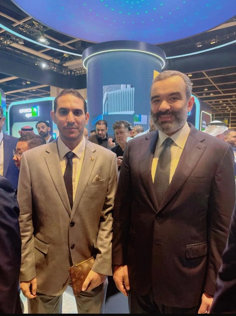 Eng. Ammar Alsharif, CEO of Velixa, meeting with Saudi Arabia's Minister of Communications and Information Technology, H.E. Mr. Eng. Abdullah Alswaha, on the sidelines of the LEAP Conference in Hong Kong